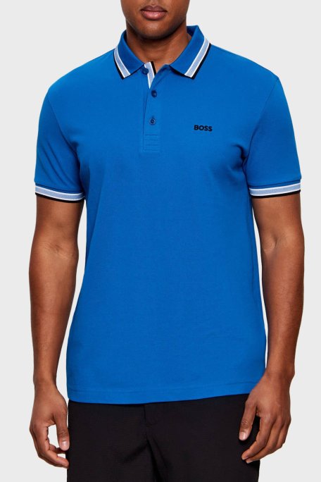 Boss Pamuklu Regular Fit Logolu Düğmeli Erkek Polo 50469055 429 SAKS - Boss