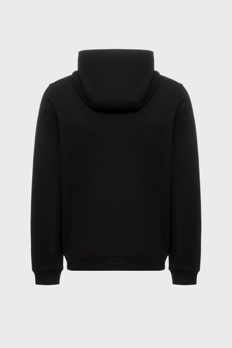 Boss Pamuklu Regular Fit Logolu Fermuarlı Kapüşon Yaka Erkek Sweat 50556427 001 SİYAH - Boss (1)