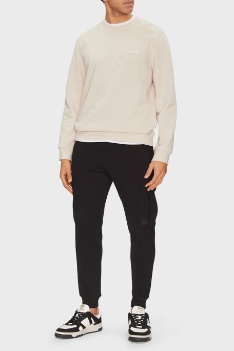 Boss Pamuklu Regular Fit Normal Bel Ribanalı Paça Jogger Erkek Pantolon 50542917 001 SİYAH - Boss (1)