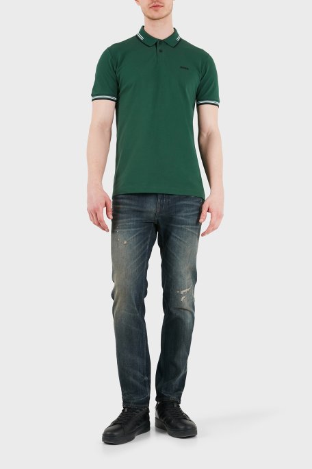 Boss Pamuklu Slim Fit Düğmeli Erkek Polo 50506193 363 HAKİ - Boss (1)