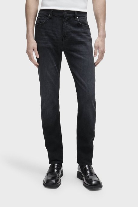 Boss Pamuklu Slim Fit Jeans Erkek Kot Pantolon 50520851 017 SİYAH - Boss