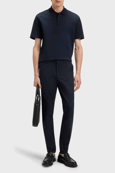 Boss Pamuklu Slim Fit Normal Bel Dar Paça Chino Erkek Pantolon 50543945 404 LACİVERT - Boss