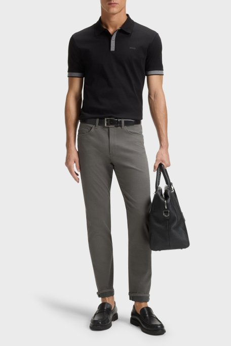 Boss Pamuklu Slim Fit Normal Bel Dar Paça Erkek Pantolon 50524431 029 ANTRASİT - Boss (1)