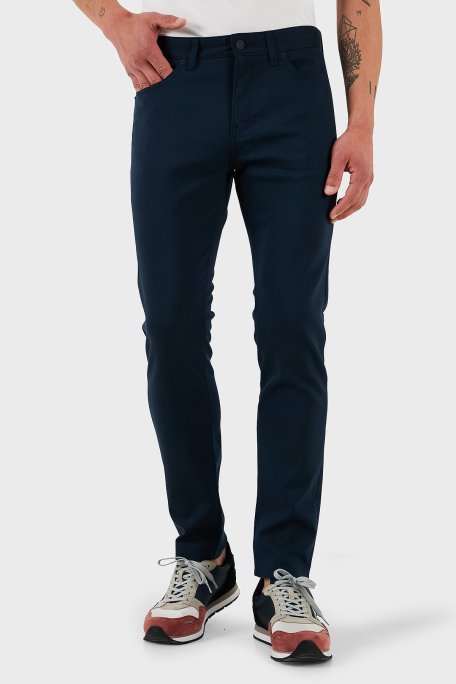 Boss Pamuklu Slim Fit Normal Bel Dar Paça Erkek Pantolon 50534905 404 LACİVERT - Boss