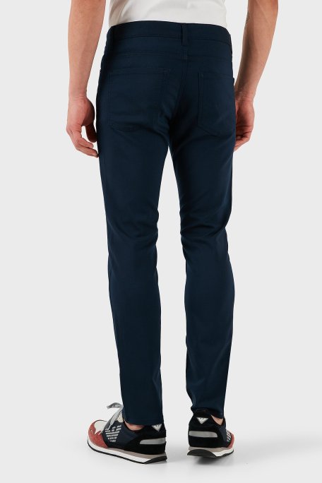 Boss Pamuklu Slim Fit Normal Bel Dar Paça Erkek Pantolon 50534905 404 LACİVERT - Boss (1)