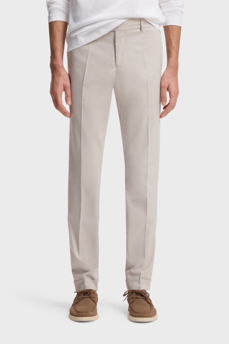 Boss Pamuklu Slim Fit Normal Bel Dar Paça Erkek Pantolon 50561572 075 BEJ - Boss