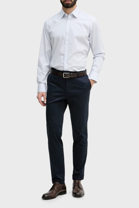 Boss Pamuklu Slim Fit Normal Bel Dar Paça Erkek Pantolon 50561572 404 LACİVERT - Boss (1)