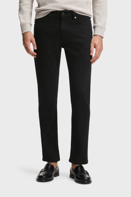 Boss Pamuklu Slim Fit Normal Bel Dar Paça Jeans Erkek Kot Pantolon 50521261 003 SİYAH - Boss