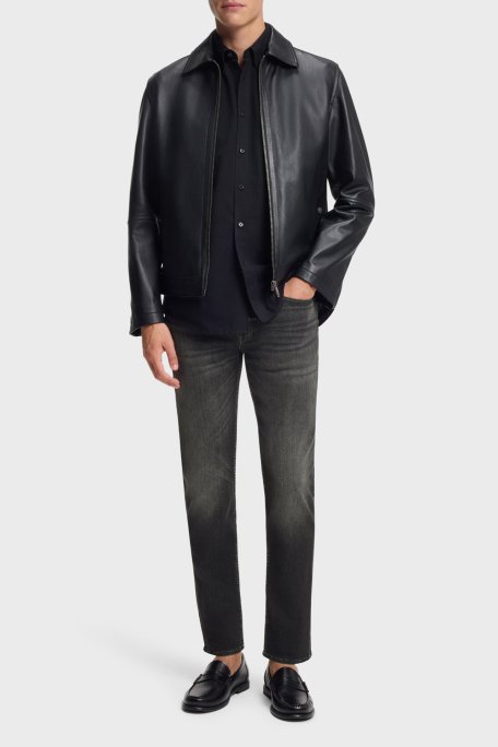 Boss Pamuklu Slim Fit Normal Bel Dar Paça Jeans Erkek Kot Pantolon 50553405 002 GRİ - Boss (1)