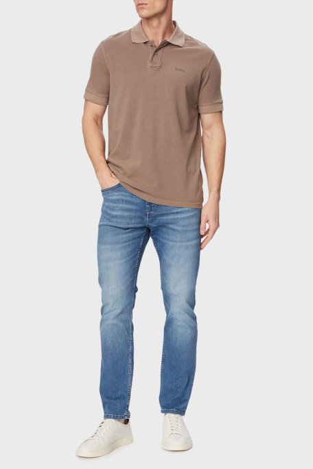 Boss Pamuklu Slim Fit Normal Bel Dar Paça Jeans Erkek Kot Pantolon 50556882 422 LACİVERT - Boss (1)