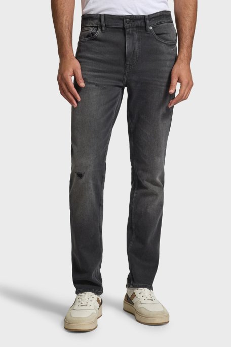 Boss Pamuklu Slim Fit Normal Bel Düz Paça Jeans Erkek Kot Pantolon 50544636 010 SİYAH - Boss (1)