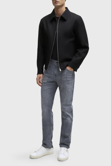 Boss Rahat Streç Pamuklu Slim Fit Jeans Erkek Kot Pantolon 50513619 040 GRİ - Boss (1)