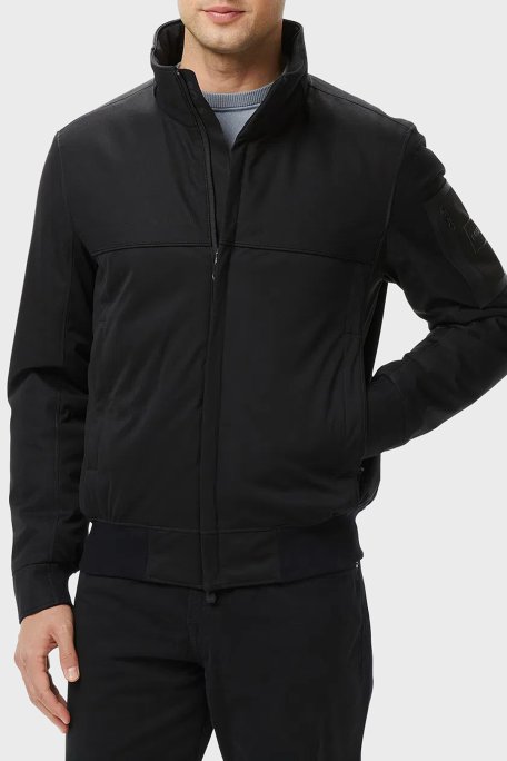 Boss Regular Fit Dik Yaka Fermuarlı Logolu Erkek Mont 50547739 001 SİYAH - Boss