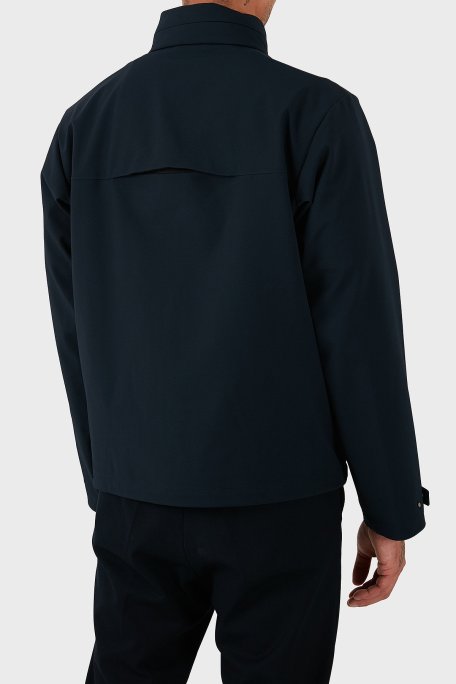 Boss Regular Fit Dik Yaka Gizlenebilir Kapüşonlu Erkek Mont 50547488 404 LACİVERT - Boss (1)