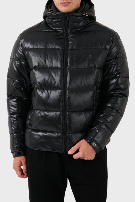 Boss Regular Fit Kapitoneli Şişme Erkek Mont 50520200 001 SİYAH - Boss