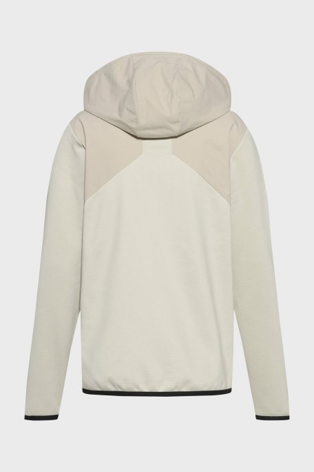 Boss Regular Fit Kapüşonlu Dik Yaka Fermuarlı Erkek Sweat 50523707 271 BEJ - Boss (1)
