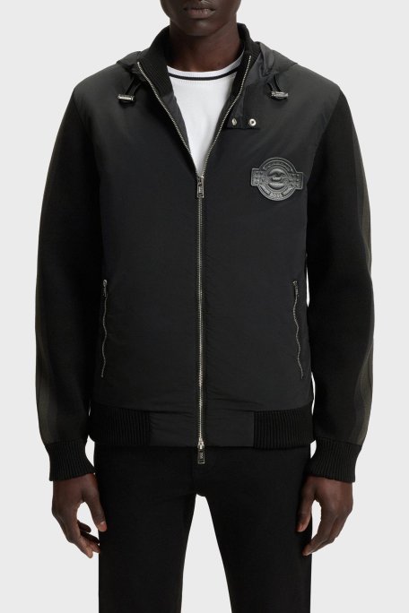 Boss Regular Fit Kapüşonlu Yaka Logolu Cepli Erkek Ceket 50543137 001 SİYAH - Boss