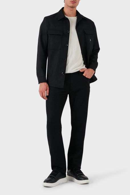 Boss Regular Fit Logolu Erkek Ceket 50527951 001 SİYAH - Boss (1)