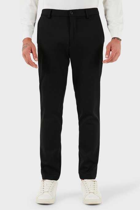 Boss Regular Fit Normal Bel Düz Paça Streç Saten Erkek Pantolon 50546890 001 SİYAH - Boss