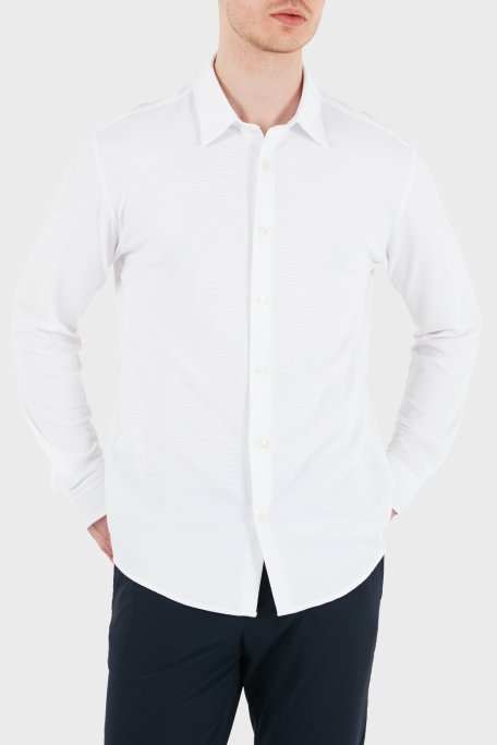 Boss Slim Fit Klasik Yaka Uzun Kollu Erkek Gömlek 50556948 100 BEYAZ - Boss