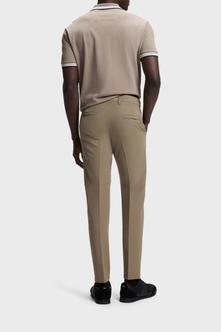 Boss Slim Fit Logo Detaylı Normal Bel Erkek Pantolon 50534303 334 KUM BEJİ - Boss (1)