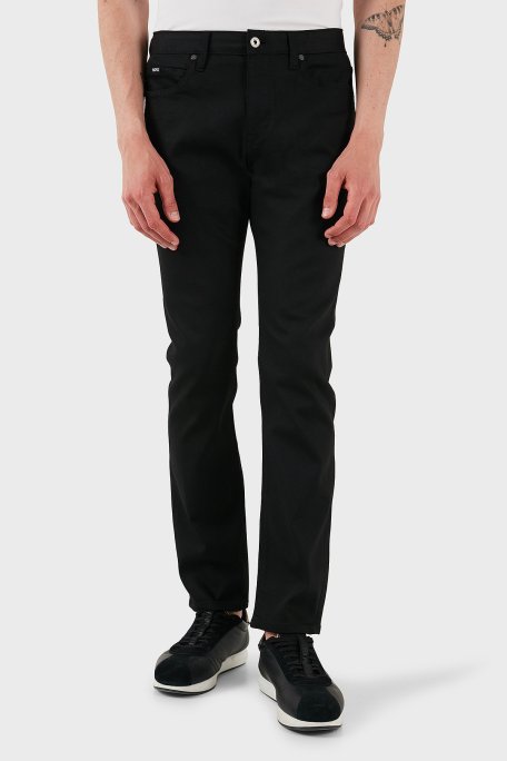 Boss Slim Fit Normal Bel Dar Paça Jeans Erkek Kot Pantolon 50542723 003 SİYAH - Boss