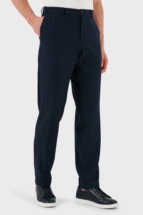 Boss Slim Fit Normal Bel Düz Paça Erkek Pantolon 50534603 404 LACİVERT - Boss