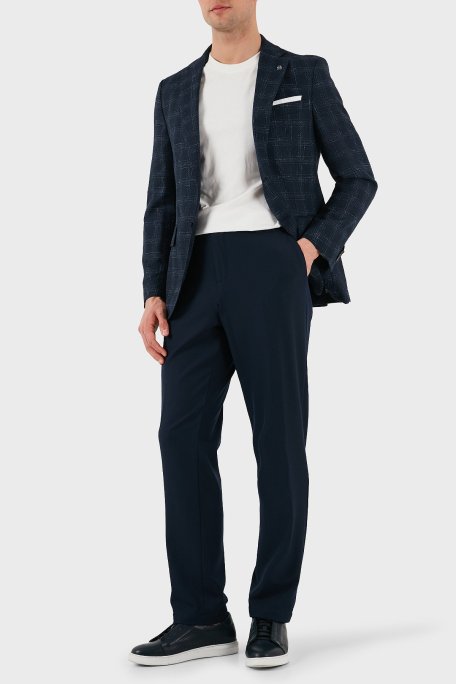 Boss Slim Fit Normal Bel Düz Paça Erkek Pantolon 50534603 404 LACİVERT - Boss (1)