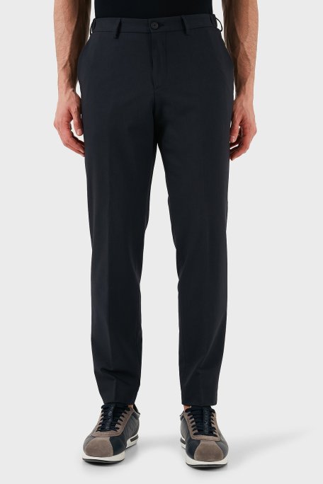 Boss Slim Fit Normal Bel Düz Paça Kumaş Erkek Pantolon 50535040 404 LACİVERT - Boss