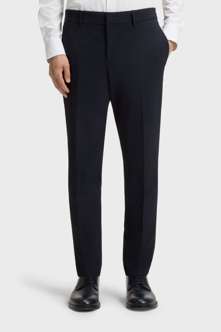 Boss Slim Fit Normal Bel Düz Paça Kumaş Erkek Pantolon 50543570 404 LACİVERT - Boss