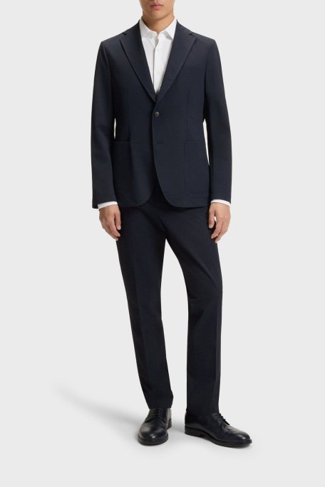 Boss Slim Fit Normal Bel Düz Paça Kumaş Erkek Pantolon 50543570 404 LACİVERT - Boss (1)