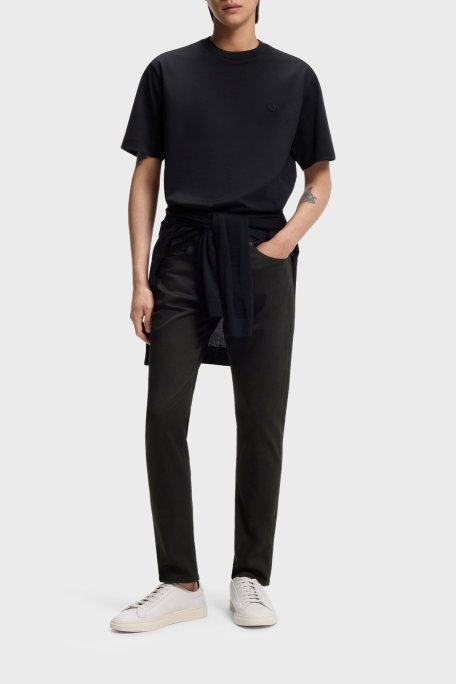 Boss Solmaya Dayanıklı Slim Fit Dar Paça Erkek Kot Pantolon 50553954 001 SİYAH - Boss (1)