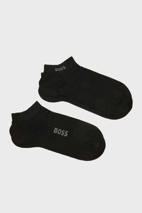 Boss Streç Logolu Bilek Boy Erkek Çorap 50538188 001 SİYAH - Boss (1)