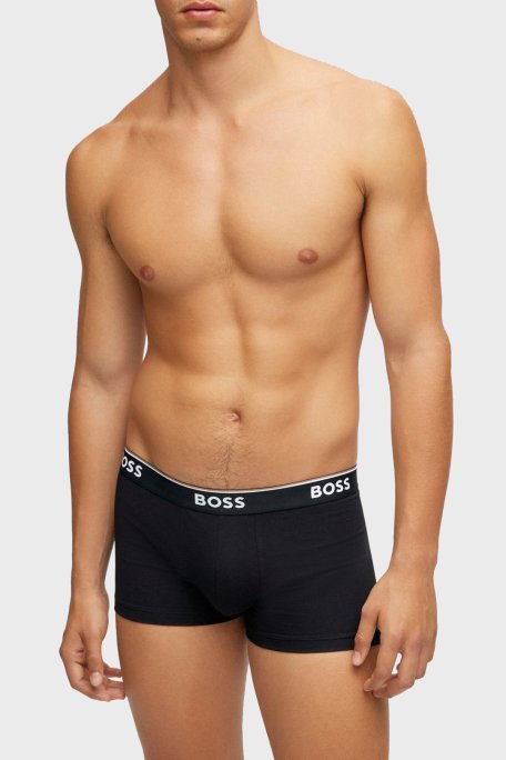 Boss Streç Pamuklu 3 Pack Erkek Boxer 50475274 001 SİYAH - Boss (1)