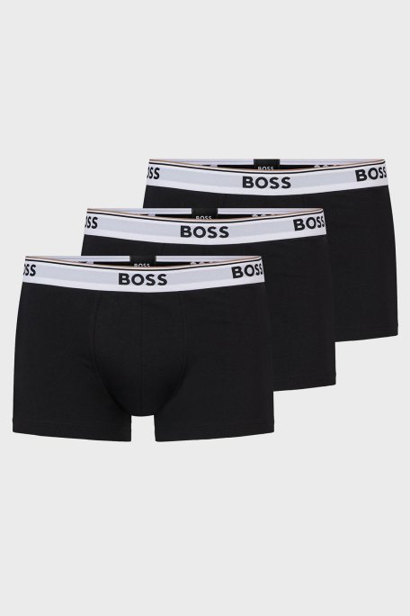 Boss Streç Pamuklu 3 Pack Erkek Boxer 50475274 994 SİYAH - Boss
