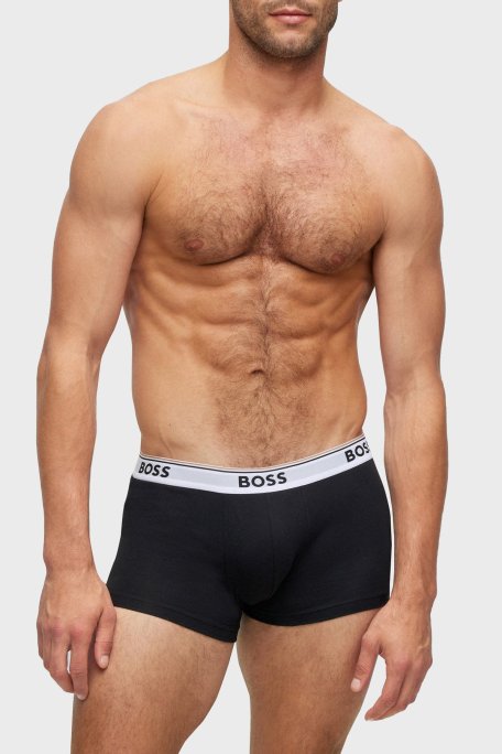 Boss Streç Pamuklu 3 Pack Erkek Boxer 50475274 994 SİYAH - Boss (1)