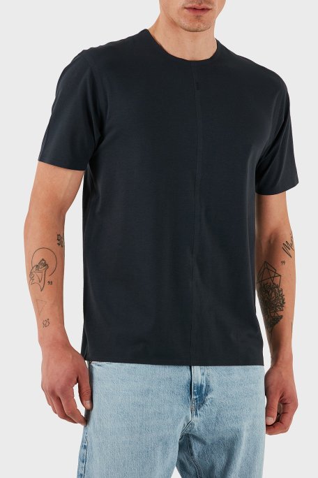 Boss Streç Pamuklu Regular Fit Bisiklet Yaka Erkek T Shirt 50533301 402 LACİVERT - Boss