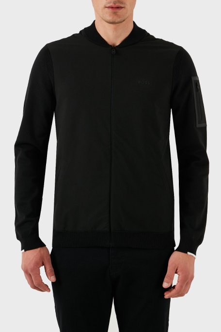 Boss Streç Pamuklu Regular Fit Kolej Yaka Erkek Ceket 50529337 001 SİYAH - Boss