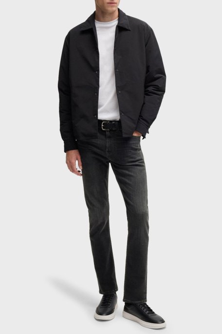 Boss Streç Pamuklu Skinny Fit Normal Bel Dar Paça Jeans Erkek Kot Pantolon 50532605 005 SİYAH - Boss