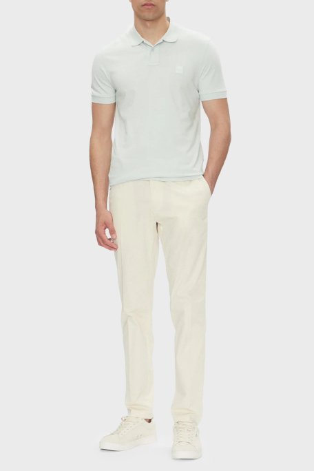 Boss Streç Pamuklu Slim Fit Düğmeli Erkek Polo Yaka T Shirt 50507803 474 MİNT - Boss (1)