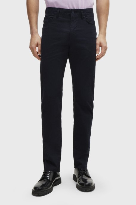 Boss Streç Pamuklu Slim Fit Jeans Erkek Kot Pantolon 50505445 404 LACİVERT - Boss