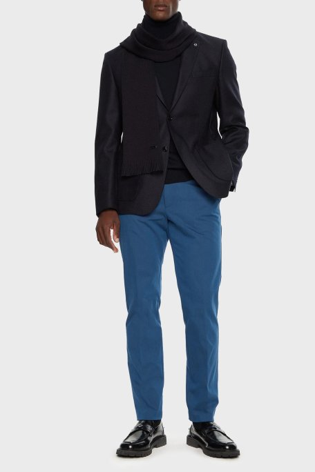 Boss Streç Pamuklu Slim Fit Normal Bel Düz Paça Erkek Pantolon 50487754 425 LACİVERT - Boss