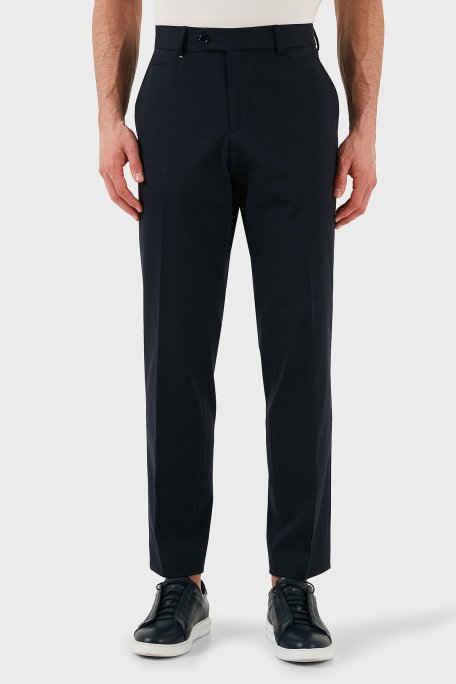 Boss Streç Pamuklu Slim Fit Normal Bel Düz Paça Erkek Pantolon 50537262 404 LACİVERT - Boss