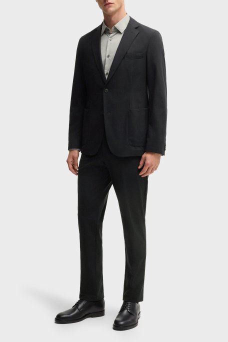 Boss Streç Slim Fit Normal Bek Düz Paça Erkek Pantolon 50502477 001 SİYAH - Boss (1)