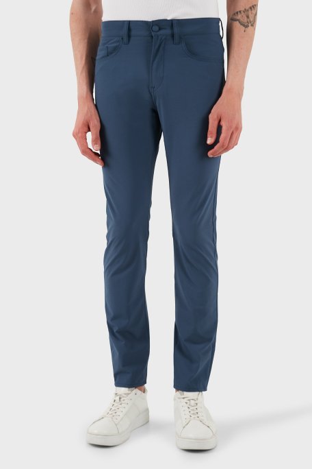 Boss Streç Slim Fit Normal Bel Düz Paça Erkek Pantolon 50530863 425 LACİVERT - Boss