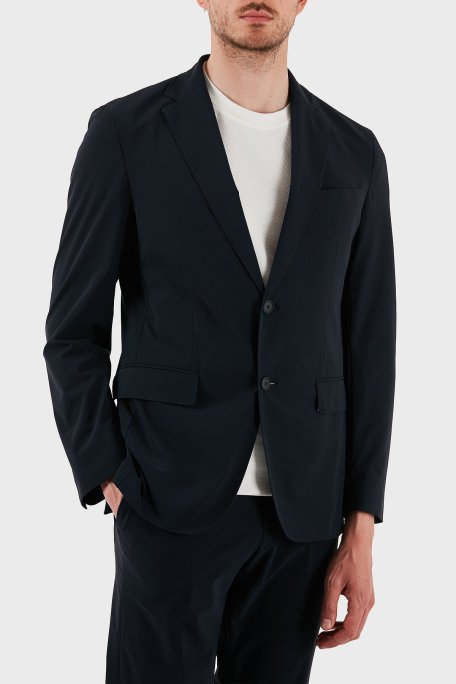 Boss Streç Slim Fit Normal Bel Düz Paça Yırtmaçlı Erkek Takım Elbise 50534979 404 LACİVERT - Boss (1)