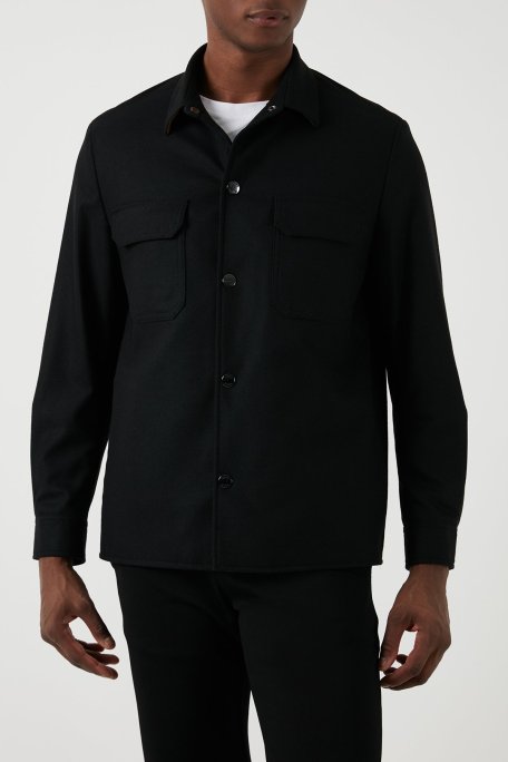 Boss Streç Yünlü Relaxed Fit Erkek Ceket 50502549 001 SİYAH - Boss