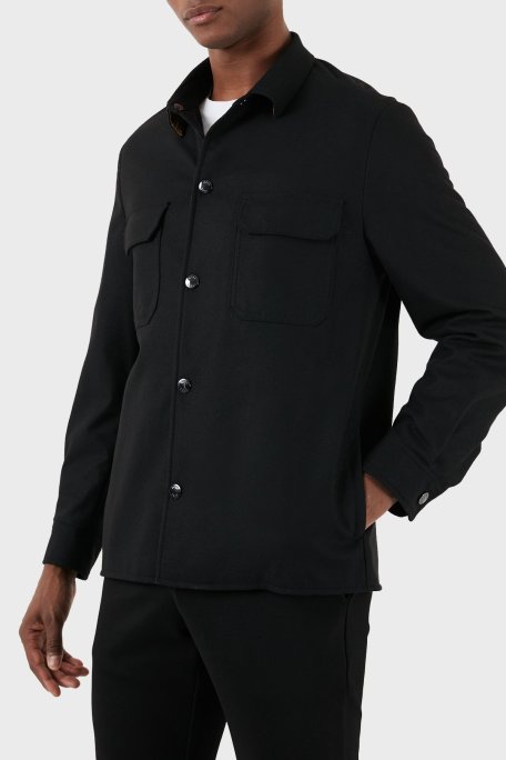 Boss Streç Yünlü Relaxed Fit Erkek Ceket 50502549 001 SİYAH - Boss (1)