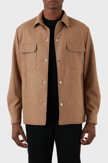 Boss Streç Yünlü Relaxed Fit Erkek Ceket 50502549 260 KAHVE - Boss (1)