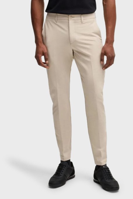 Boss Su İtici Slim Fit Normal Bel Dar Paça Erkek Pantolon 50534303 269 BEJ - Boss